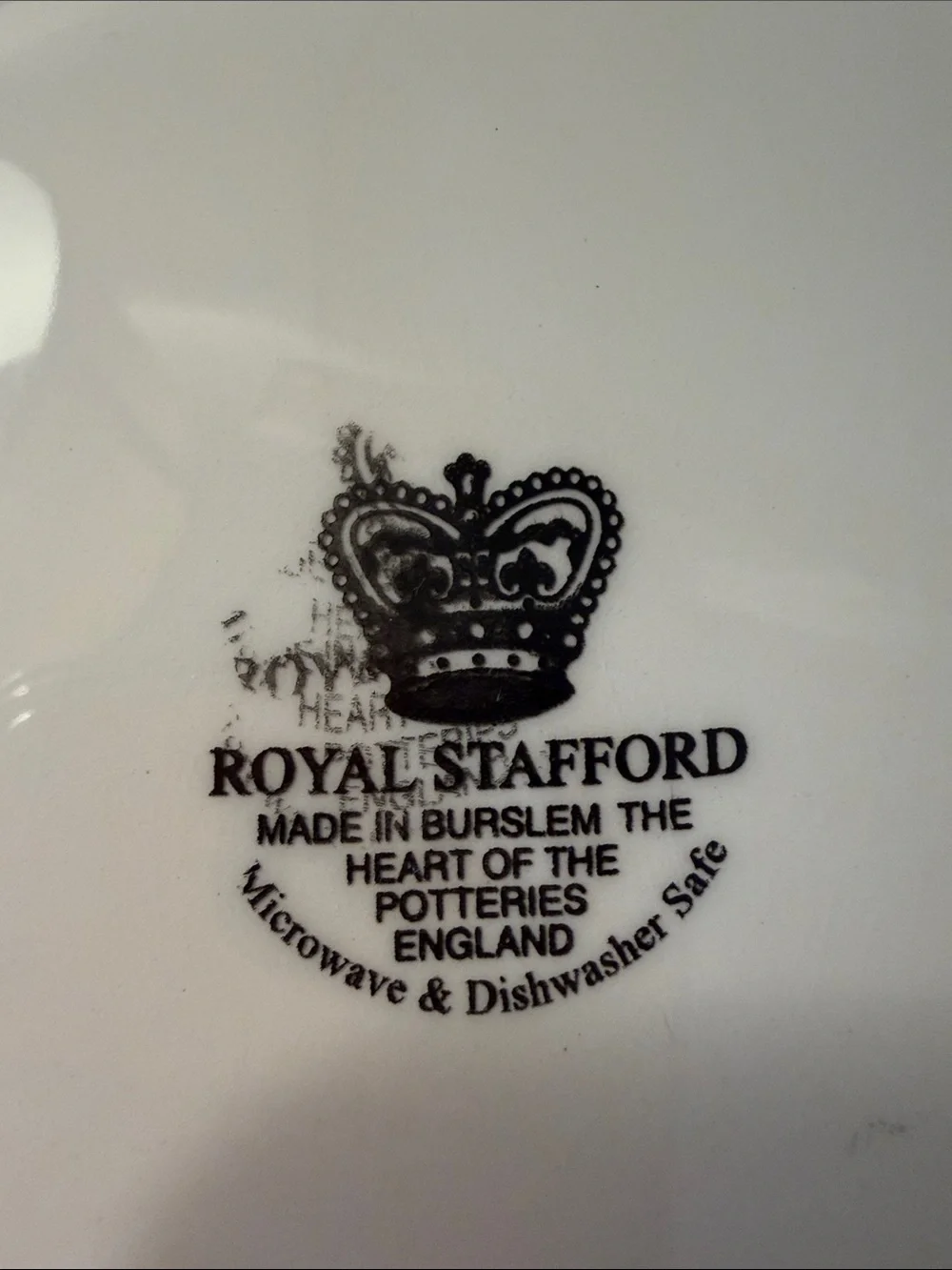 NWOT “Til Death Do Us Part” Large Serving Bowl by Royal Stafford